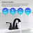 Centerset 2-handle Bathroom Faucet with Drain Assembly-68961679
