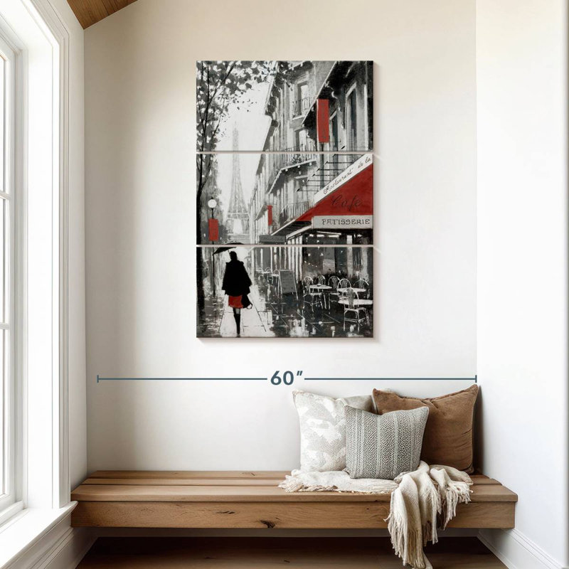 Sireci Rainy Paris I, 45" H x 28" W