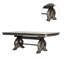 Table de salle à manger extensible à tréteaux-478042688-478031386