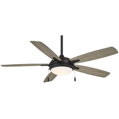 54'' 5 - Blade LED Standard Ceiling Fan with Remote Control and Light Kit Included