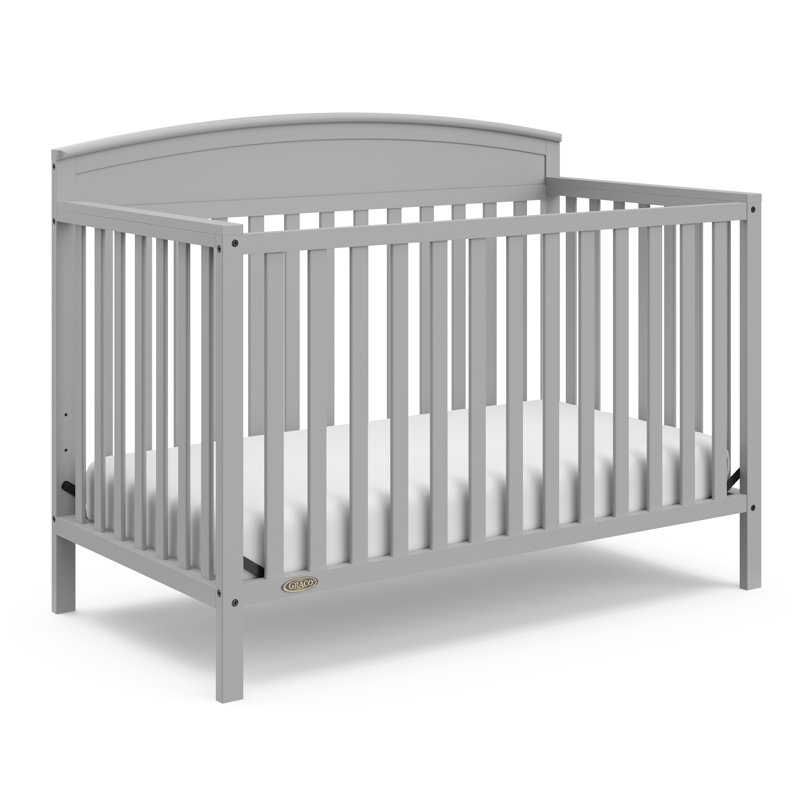 Lit de bébé convertible 5-en-1 Benton, Galet, Lit à barreaux