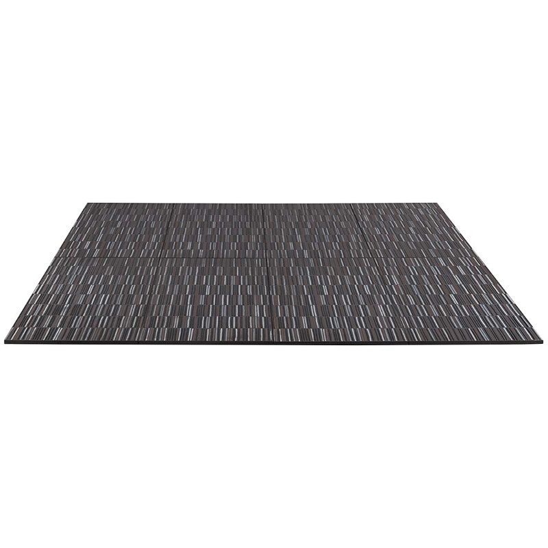 Setana 12x24 Textured Artisan Decor Porcelain Tile, Black Artisan Decor
