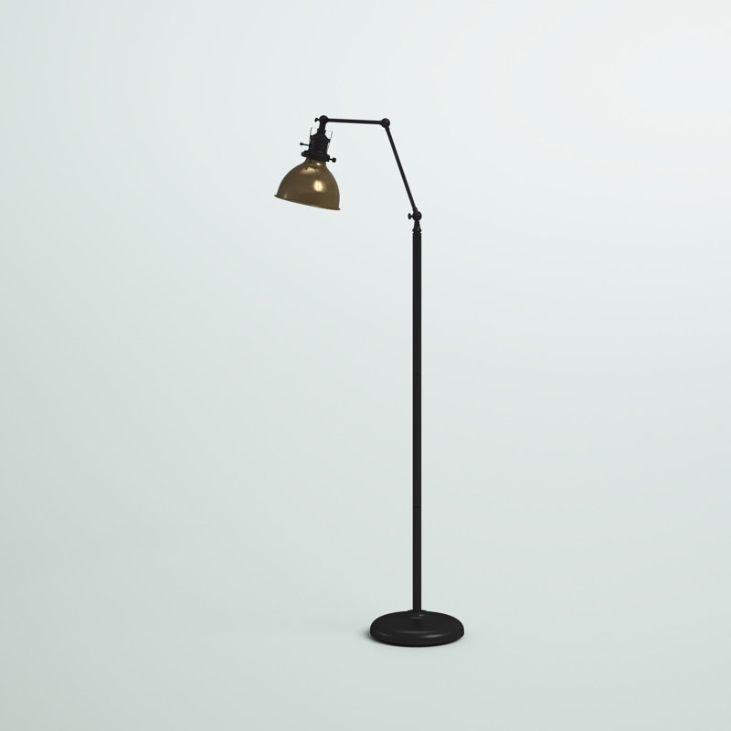 Ralston 61'' Black Task Floor Lamp