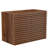 36" Wall-Mount Walnut  Bathroom Vanity Without Sink
