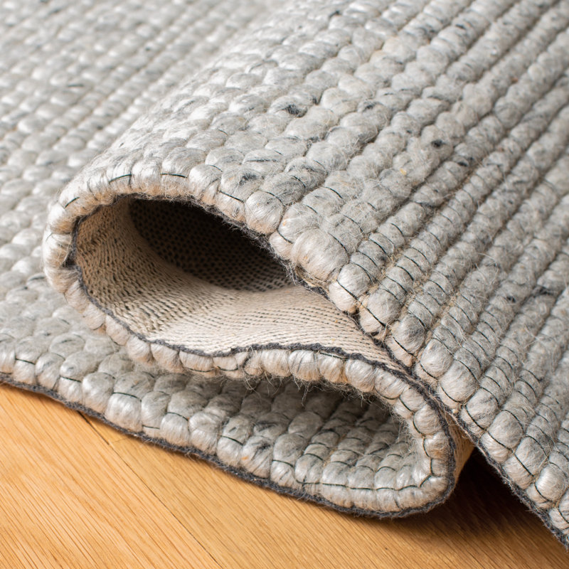 Tapis géométrique en laine et coton tissé à plat Marbella, Rectangle 5 pi x 8 pi