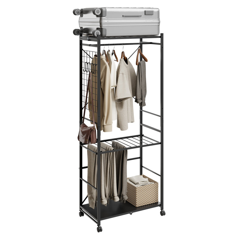 70.5 cm Rolling Clothes Rack