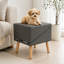 Escalier pliable 2 en 1 pour chien, pouf pour lit et canapé-1086876257-1086876271