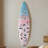 American Art Decor Surfboard - Crowd on the Beach Wall Art - Beach Shore Decor