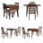 Extendable Dining Set-1238161070-1238161071