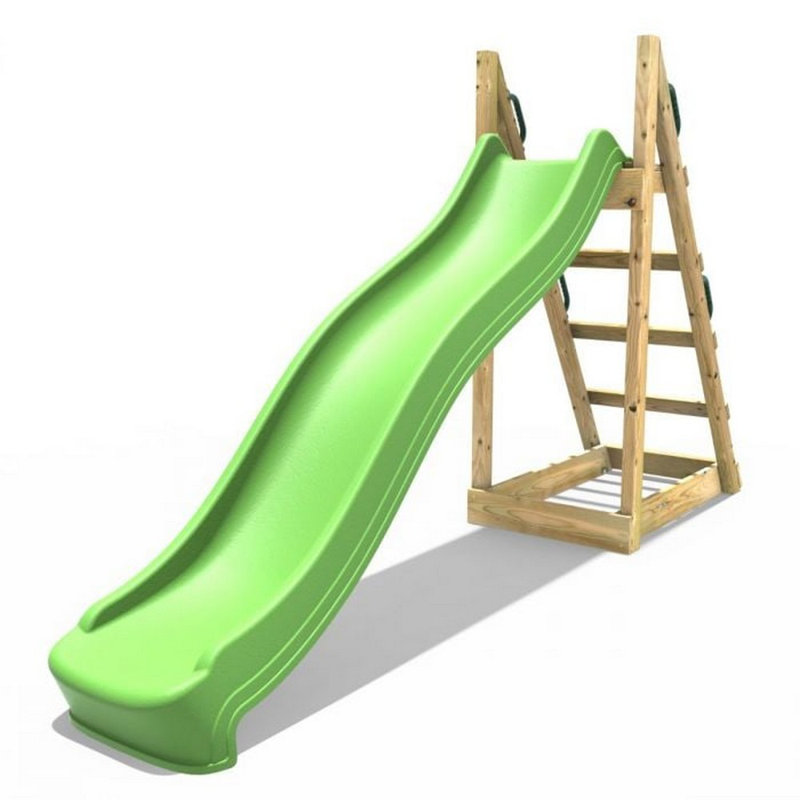 Rebo Indoor Wave Slide, Light Green
