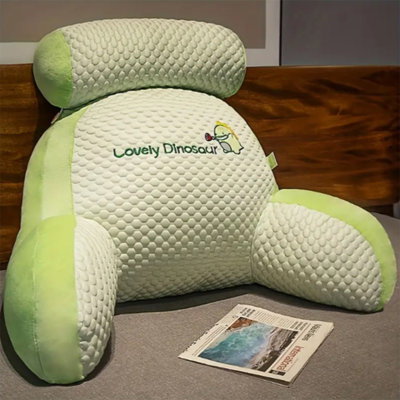 Coussin de lecture à motif de dinosaure à motif de grain pour chambre à coucher et salon