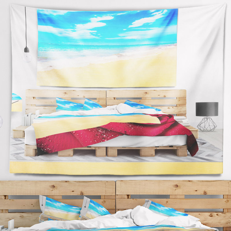 Tapisserie «Seascape Blue Sandy», H 68 po x l 80 po