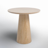 Coleman 30" Stone Pedestal Dining Table