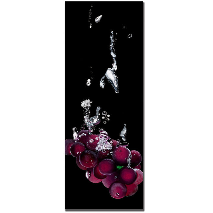 « raisins splash » par roderick stevens, reproduction de photo sur toile tendue