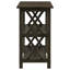 Console Deep Merlot avec 2 tablettes