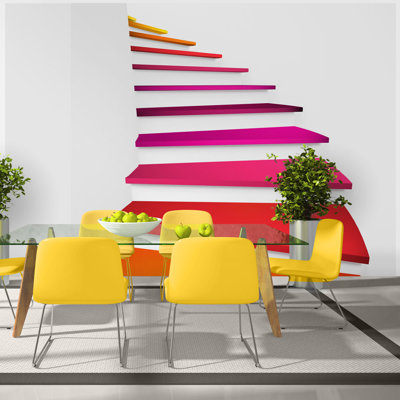 Colorful Stairs 2.80m x 400cm Wallpaper