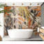 Murale abstraite pelez et collez - couleurs dispersées-1350362296