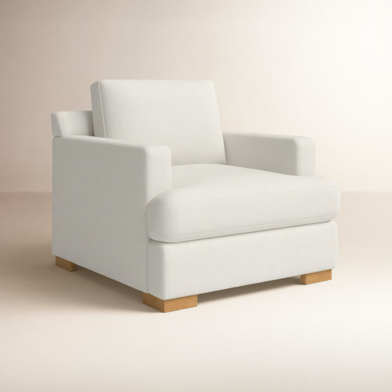 Fauteuil de 35 po de largeur Byers, Coton Flannigan