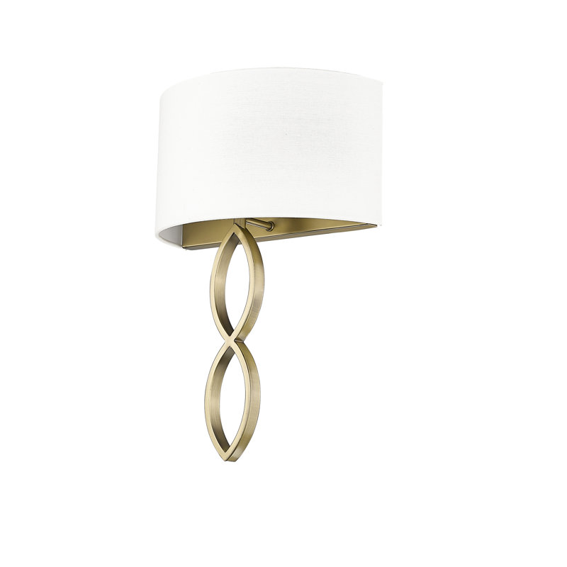 Yohji 18.8" Tall Steel Flush Mounted Sconce, Vintage Bronze
