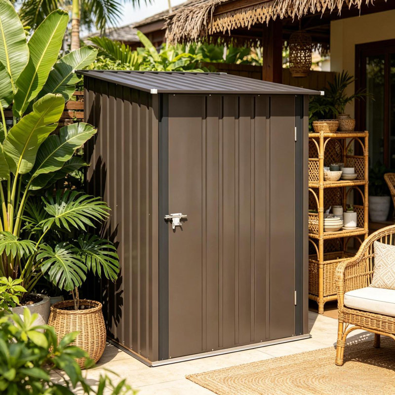 Outdoor Shed,Lockable Tool Shed,Small Shed,Metal Garden Shed