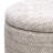 Modern Fabric Round Storage Ottoman