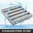 VEVOR Stainless Steel 0.01 CFM Range Hood with Baffle Filter-88860271
