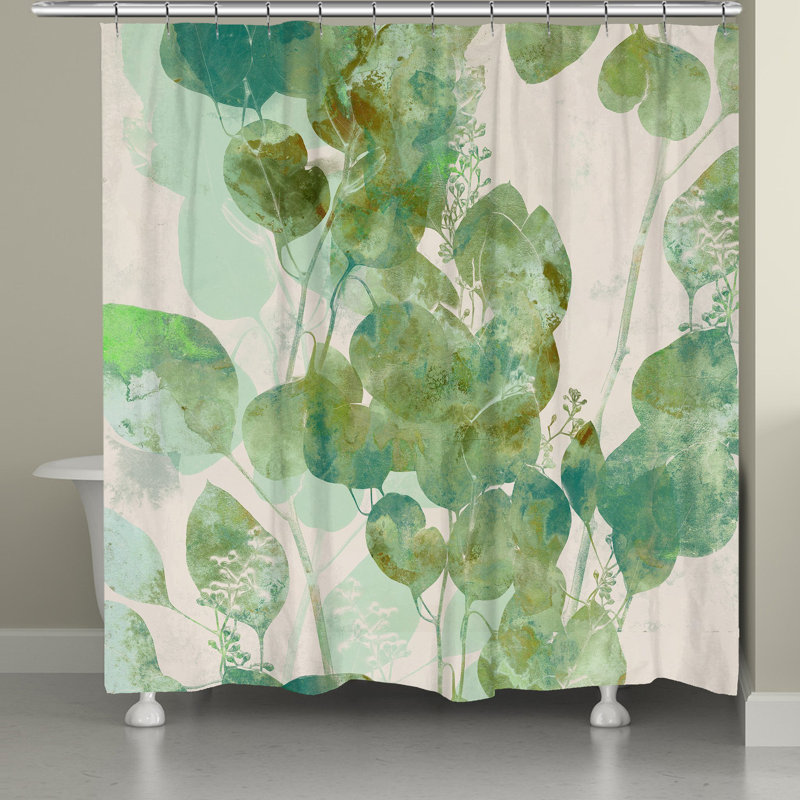Dyeisha Floral Shower Curtain