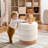 Carra 18'' Wide Round Upholstered Pouf Ottoman-834965232