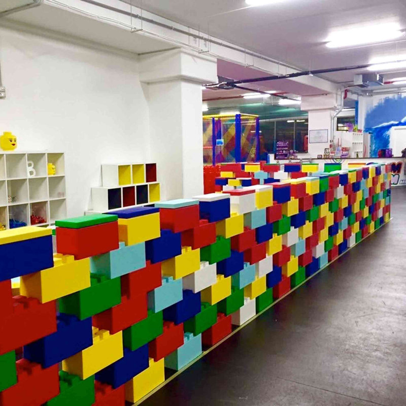 Ensemble mural pour poney Everblock, H 36 po x l 96 po x P 12 po, Translucide