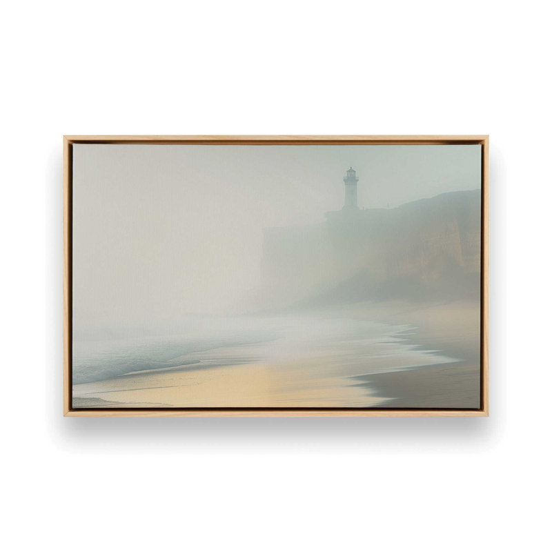 Veiled Horizon Canvas Print, 12.75" H x 18.75" W x 1.75" D, American Maple Floater Framed