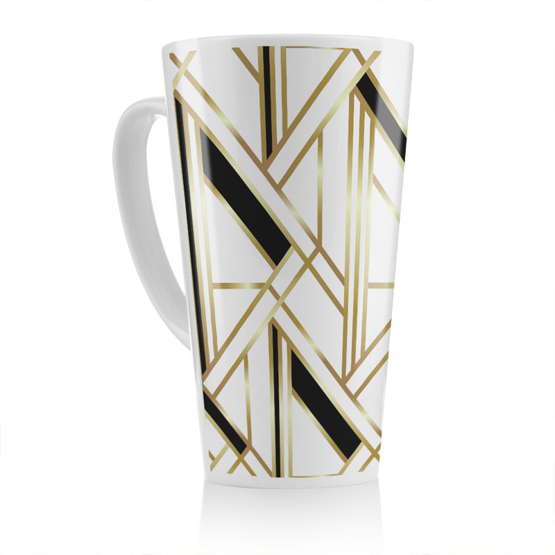 Art Deco Latte Mug