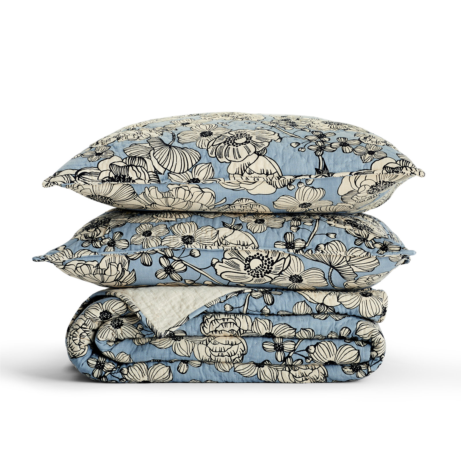 Kimpton Cotton Quilt, King, Limestone