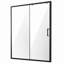 Porte de douche semi-sans cadre 57,7-59 po x 70 po en verre trempé 1/4