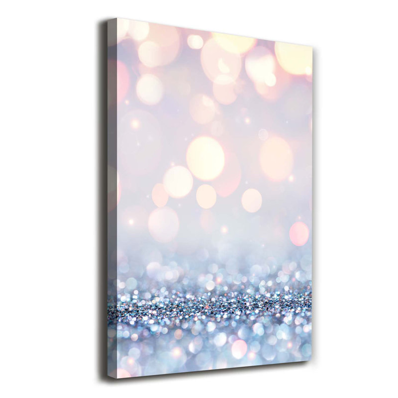 Shiny Background - Wrapped Canvas Print