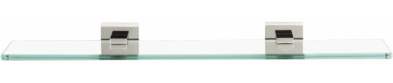 Contemporary II Bracket Shelf, Polished Chrome, 2" H x 18" W x 5" D