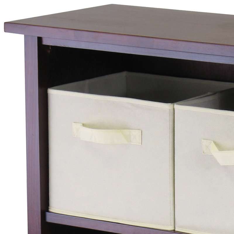 Commode de rangement 6 tiroirs Eleia, Beige