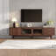 Meuble télé et meuble télé avec rangement, 70 po Modern Home Console