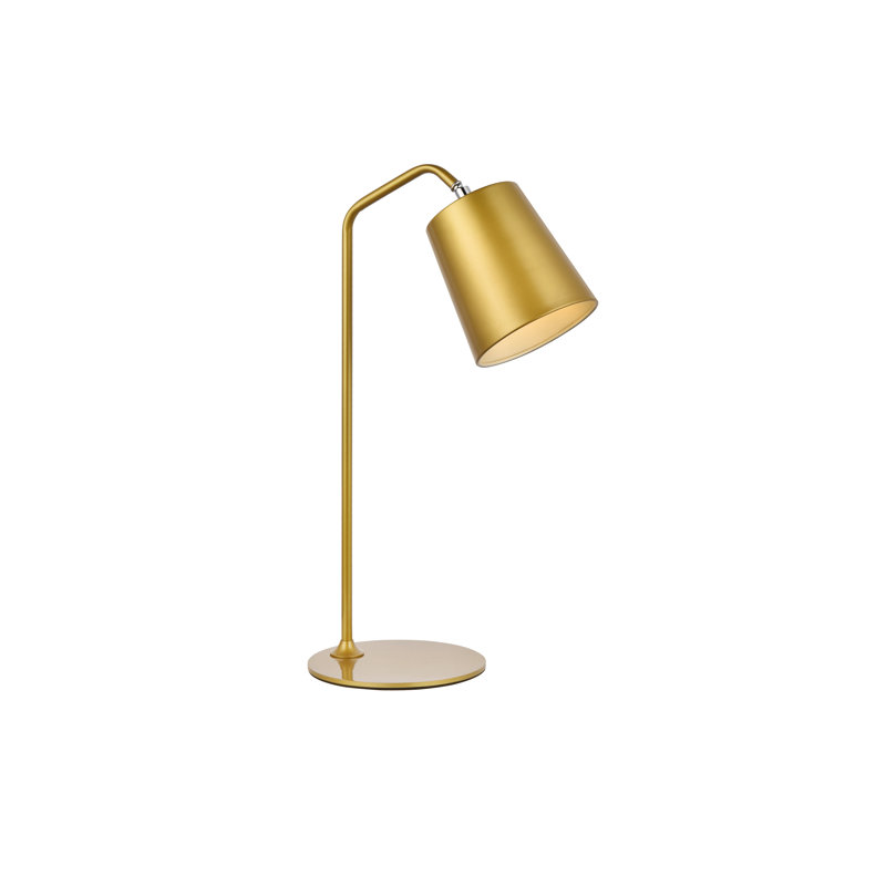 Hannon Metal Desk Lamp, Brass