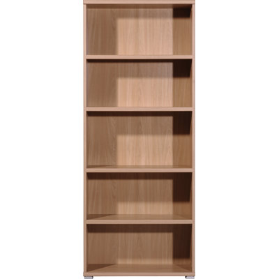 Vision 190cm H x 75cm W Wood Standard Bookcase