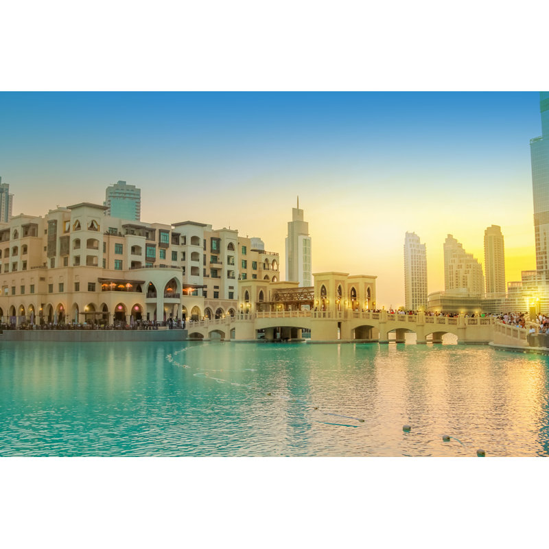Burj Khalifa, lac de Dubaï, H 24 po x l 36 po