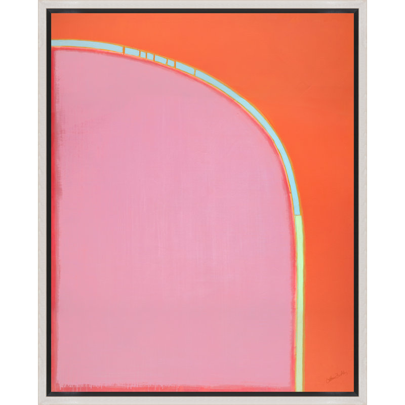 Curve Appeal II, No, Fiber Texture Canvas