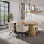 Nyala Oval Solid Wood Top Dining Table