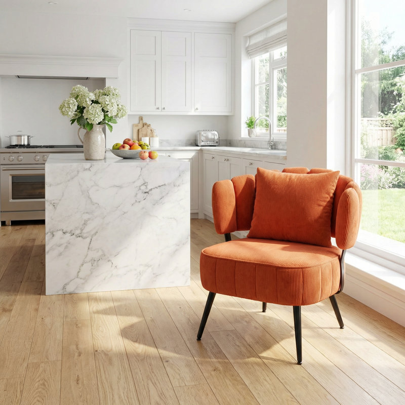 Fauteuil demi-tonneau Comfy Modern Accent
