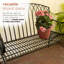 Banc de jardin en acier inoxydable Classic