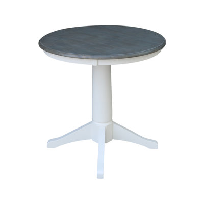 Imilia Solid Wood Pedestal Dining Table
