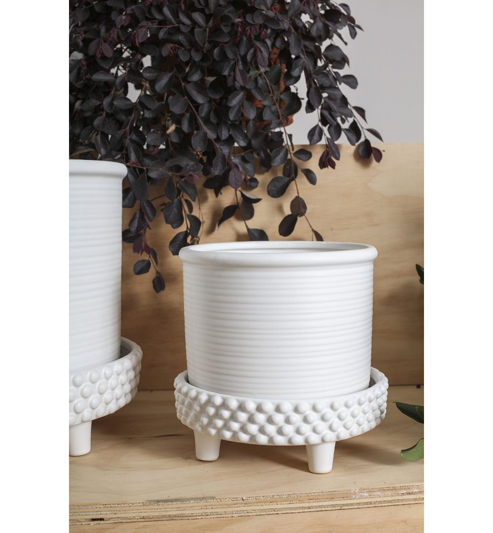 Hendrikka Handmade Ceramic Pot Planter Ebern Designs 