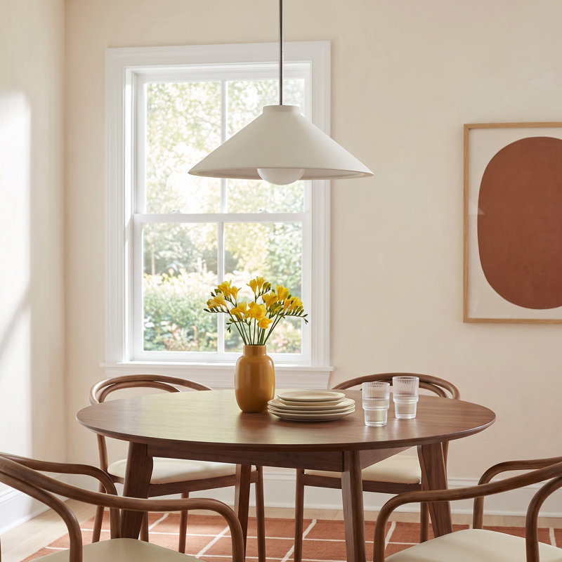 Leni Dimmable LED Single Light Pendant, Antique Brass, Antique Silver