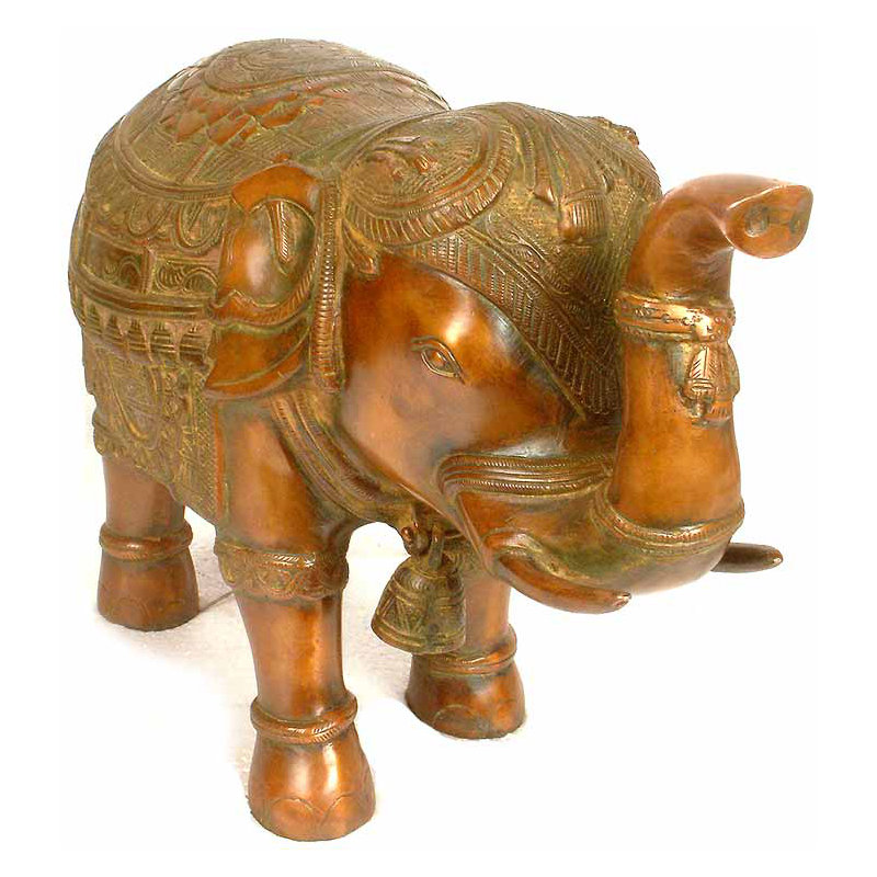 Temple, éléphant décoratif