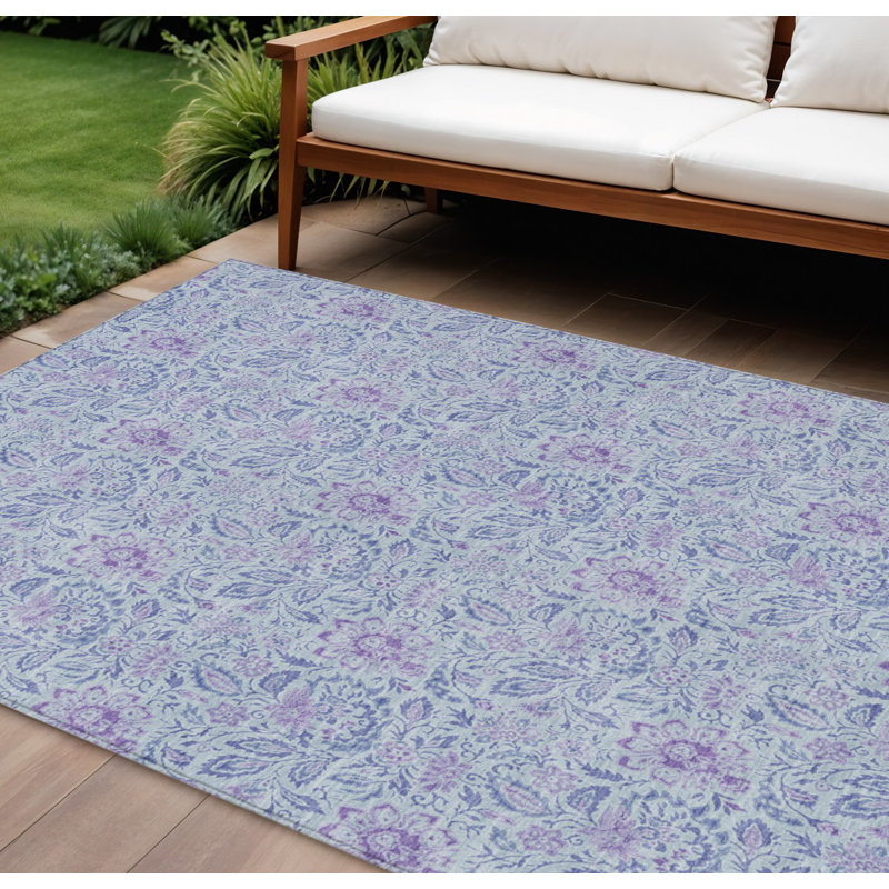 Tapis tissé à la machine HomeRoots