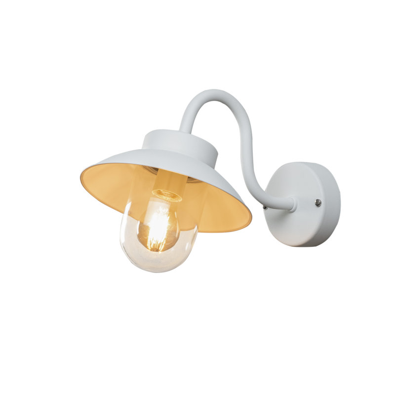 Vega Mini Outdoor Wall Light, White